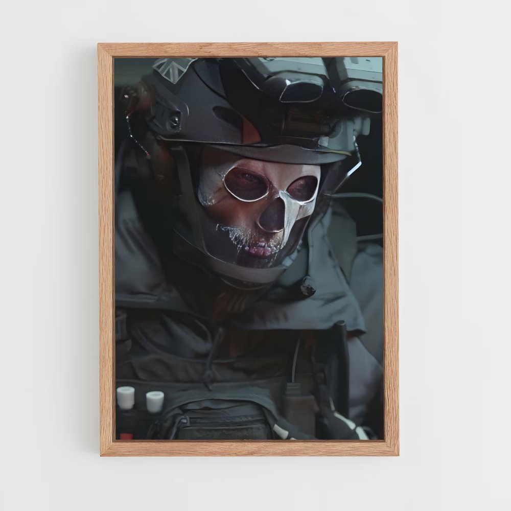 Poster Opération Tempête – affiche Call of Duty (vue 4)